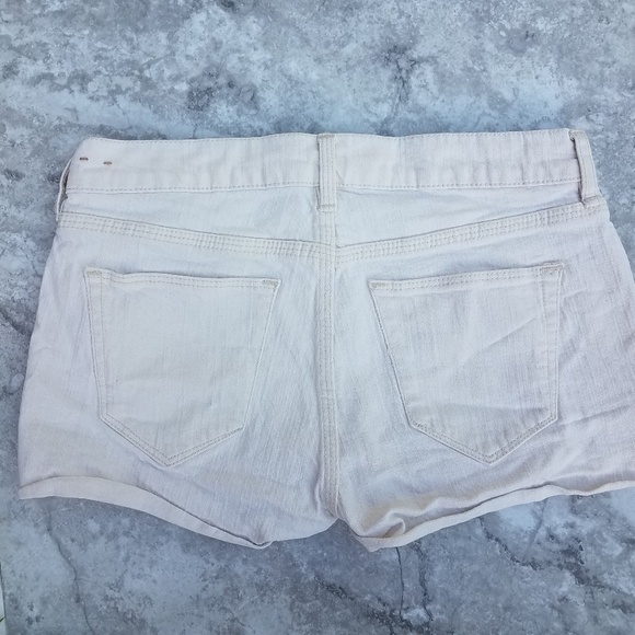 Madewell shorts off white size 25 Mini Shorts Denim - Picture 2 of 4